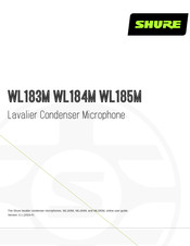 Shure WL185M Manual