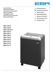 EBA 1324 C Operating Instructions Manual