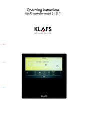 Klafs 21 S1 T Operating Instructions Manual