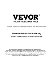 VEVOR 210-BU Manual