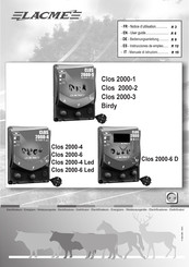 Lacme Clos 2000-3 User Manual