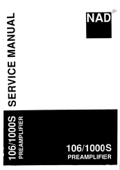 NAD 1000S Service Manual