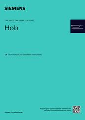 Bosch EA6 GH17 Series User Manual And Installation Instructions