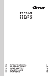 Gram FB 3297-94 Instruction Manual