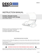 DEKO LIVING COP20205 Instruction Manual