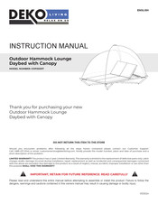 DEKO LIVING COP20207 Instruction Manual