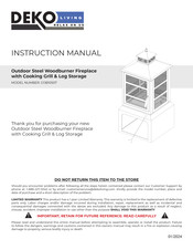 DEKO LIVING COB10507 Instruction Manual