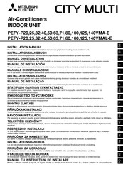 Mitsubishi Electric CITY MULTI PEFY-P100VMAE Installation Manual