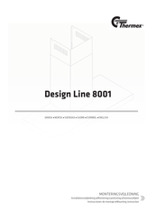 THERMEx Design Line 8001 Mounting Instruction