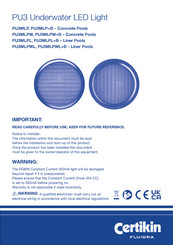 fluidra Certikin PU3MLPWL+B Instructions Manual