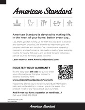 American Standard Aspirations 2965 Owner's Manual