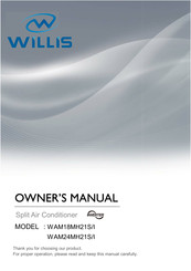 Willis WAM18MH21S/I Owner's Manual