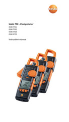 TESTO 770 Instruction Manual