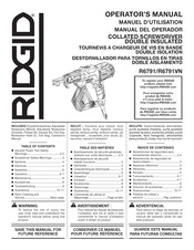 RIDGID R6791VN Operator's Manual
