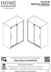 Home Decorators Collection DYLAN 48 Installation Manual