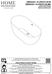 Home Decorators Collection GBBA024 Installation Manual
