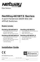 Altronix NetWay4E1BTX3 Installation Manual