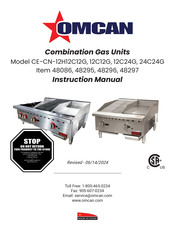 Omcan CE-CN-24C24G Instruction Manual