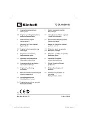 EINHELL TC-CL 18/350 Li Operating Instructions Manual