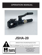 SPARTACO Huskie Tools JSHA-20 Operation And Service