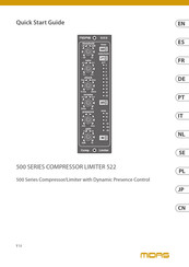 Midas 522 Quick Start Manual