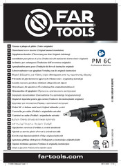 Far Tools 115009 Original Manual Translation
