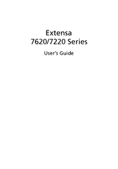 Acer Extensa 7620 Series User Manual