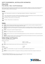 National Instruments PXIe-5163 Safety, Environmental, And Regulatory Information