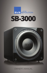 Svs SB-3000 User Manual