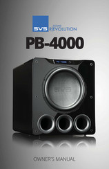 Svs PB-4000 User Manual
