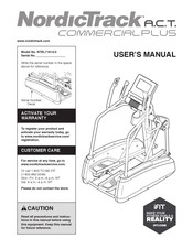 NordicTrack COMMERCIAL PLUS NTEL71612.0 User Manual