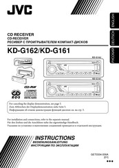 JVC KD-G161 Instructions Manual