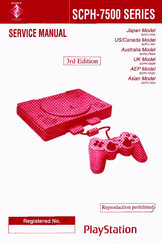 Sony PlayStation SCPH-7502C Service Manual