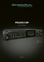 DirectOut Technologies PRODIGY.MP User Manual