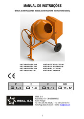 IRBAL BET 160 REF ELE 0.75HP Instruction Manual