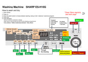 Sharp ES-H10G Manual