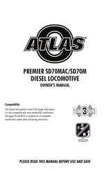 Atlas PREMIER SD70MAC Owner's Manual
