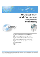 Ricoh MP 171SPF Operating Instructions Manual