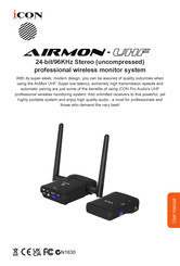 ICON ProAudio AIRMON UHF Manual