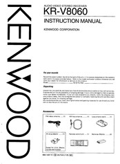 Kenwood KR-V8060 Instruction Manual