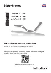 Lattoflex 295 Installation And Operating Instructions