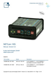 b-plus B18085-NEL-001-0002 Manual