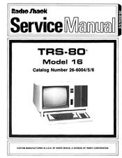 Radio Shack 26-6005 Service Manual