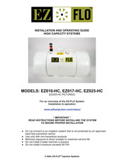 EZ FLO EZ017HC Installation And Operating Manual