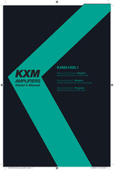 Kicker KXMA MONO Series Owner's Manual