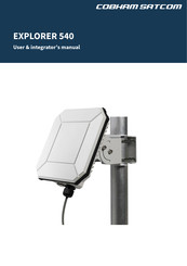 COBHAM Satcom EXPLORER 540 User & Integrator's Manual