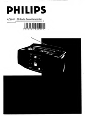 Philips AZ8040 User Manual