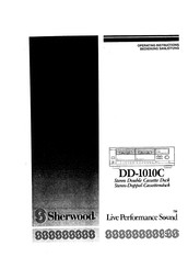 Sherwood DD-1010C Operating Instructions Manual