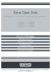 Samo B4033 Assembly Instruction Manual