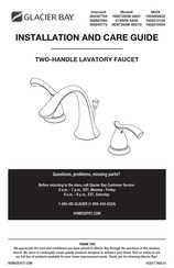 Glacier bay 67392W-6A04 Installation And Care Manual